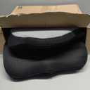 Benazcap Memory Foam Seat Cushion with Lumbar Support Pillow for Office Chair, Car & Gaming Seat, Wheelchair, Ergonomic Design for Sciatica & Tailbone Pressure Relief, Black