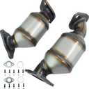 Front&Rear Catalytic Converter Compatible with Buick LaCrosse 2010 2011 3.6L V6 (EPA Compliant)