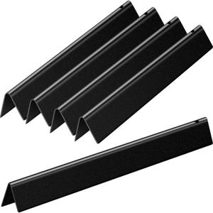 22.5 inch Flavorizer Bars Replacement for Weber Genesis Silver B Silver C Grill Parts with Side Control, 5 PCS Porcelain Enameled Steel Flavor Bars