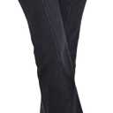 ZERMOM Women's Skinny Ripped Jeans Stretch Mid Rise Destroyed Distressed Denim Pants (X-Large, Black-aa)