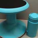 Storex Wiggle Stool Active Flexible Seating for Classroom and Home Study, Adjustable 12-18 Inch Height, Teal (00306U01C)