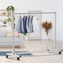 Simple Houseware Industrial Grade Z-Base Garment Rack, 400lb Load with 62in extra long bar