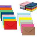 Colorful Small Envelopes for Greeting Cards Blank Invitation Envelopes for Money and Cards for Parties and Celebrations Random Color