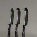 3pcs Crevice Cleaning Brush Set,Hard Bristle Cleaning Supplies for Kitchen, Bathroom, Corner, Grout, Sink, Cup, Teapot, Bottle, Blender