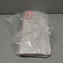 MEETION Wireless Keyboard and Mouse, Full-Sized Cordless Keyboard with Wrist Rest, 3 DPI Adjustable Mouse, Keyboard and Mouse Set with 2.4GHz USB Receiver, for PC/Computer/Laptop/Windows/Mac, Pink