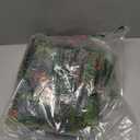 Set of 4 Christmas Candle Rings, Artificial Norfolk and Red Berry Greenery Eucalyptus Candle Rings Small Wreaths 3 Inch Center for Pillars Xmas Winter Holiday Wedding Table Decor (Red)