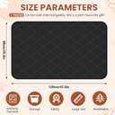 Yinkin 1 Pcs Chew Proof Dog Crate Pad, 47" x 35" Indestructible Dog Bed for Aggressive Chewers, Waterproof Crate Mat for Extra Large Dogs, Indoor Floor or Car Use, Machine Washable (Basic Style)