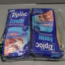 Ziploc Gallon Food Storage Freezer Bags, 120ct Total, Stand-Up Bottom, Easy to Fill, 30 Count, 4 Pack