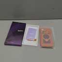 BERFY for iPhone 17 Pro Case, Compatible with MagSafe, Built in Privacy Screen Protector and 360 Spin Magnetic Stand, Anti-Spy Full Body Shockproof Matte Phone Case for 17 Pro 6.3", Orange