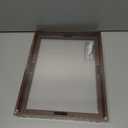 Abtgt 11x14 Canvas Floating Frame with 0.9" Deep, Brown Floater Frame for Canvas Paintings with Adhesive, Vertical or Horizontal Wall Art frame for Prints Oil Painting Diamond Decor, 1 Pack.