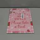 Strawberry Baby Shower Table Sign, Babies Are Sweet Please Take a Treat Sign, Pack of 1 Wooden Tabletop Sign with Stand, Berry Baby Shower Supplies, Gender Reveal Party Decorations - RG57