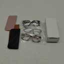 3 Pack Readers for Women Oprah Style Square Reading Glasses with Spring Hinge Blue Light Blocking for Men Ladies HFC +1.0