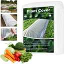 Floating Row Cover for Garden Plants 6.5 × 16.4 FT, 1.2oz Frost Protection Blanket for Cold Nights, Breathable Plant Cover for Spring Frost, Seedlings, Vegetables & Raised Beds