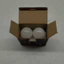 LUXON Radar Motion Sensor Light Bulbs,Dusk to Dawn LED Bulbs 5W 6000K Cool White,A19 E26 Base Night Lights Auto On/Off for Indoor Outdoor Basements, Porch,Courtyards, Garage Pack of 2