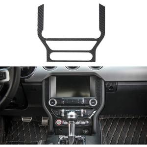 Carbon Fiber Center Console Dash Panel Trim for Ford Mustang 2015-2023 Interior Accessories