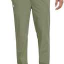 Men's Sweatpants Athletic Pants Joggers with Zipper Pockets Lightweight Quick Dry Workout Track Pants for Gym Running (Green, XXL)