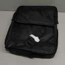 Relavel Makeup Bag Travel Makeup Train Case 13.8 inches Large Cosmetic Case Professional Portable Makeup Brush Holder Organizer and Storage with Adjustable Dividers and Shoulder Strap Black (Medium)