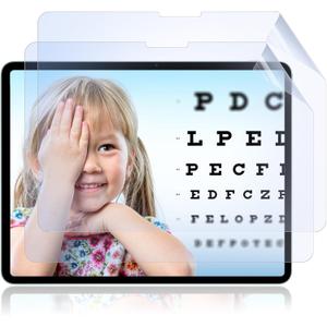IPROKKO 2 Pack Anti Blue Light Screen Protector Compatible with iPad Air 11 Inch 2026/2025/2024 (M4/M3/M2, 8th/7th/6th Gen), Matte Anti Glare Blue Light Filter Eye Protection Cover and Bubble Free