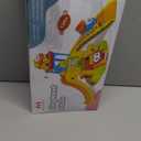 Marstone Toddler Toys for 1 2 Year Old Boys and Girls Gifts: Educational Elephant Slide with 4 Animal Car Toys for Baby 12-18 Months, First Birthday Gifts for Kids, Learning Push Truck Tracks Age 1-2