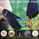 2 Pairs Compression Full Finger Arthritis Gloves, Copper Glove with Touch Screen Fingers for Everyday Support, Hand Joint Pain, Carpal Tunnel, Tendonitis, Trigger Finger, Fit for Men & Women (Medium)