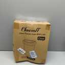 Clawsoff 16 oz 100 Pack Clear Plastic Cups with Lids, Sturdy Iced Coffee Cups with Sip Lids, Disposable Food Safe Smoothie Cup for Cold Drinks, Juice, Milkshake