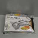 Stainless Steel Manual Juicer, Orange Juice Squeezer, Lemon Squeezer Stainless Steel, Orange Juice Squeezer, Fruit Juicer for Watermelon Lemon Orange Grapes and Other Fruit