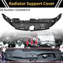 Radiator Support Cover for Toyota Highlander 2014-2019 Front Upper Radiator Grille Support Cover No.532950E070 ABS Black