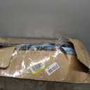 Inflatable Tanning Pool Lounger Float with Sprinkler, 77" x 48" Pool Floats Adult with Pillow, 6 in 1 Suntan Tub Raft Floatie with Drink Holder Sunbathing Water Lounge (Blue)