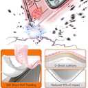 for iPhone 15 Case Cute - Compatible with Magsafe - Durable Shockproof 6.6 ft Drop Impact Phone Case - Funny Cassette Tape Design (6.1") Glitter Pink