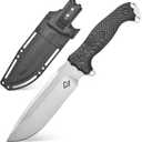 GTK9 Fixed Blade Knife DC53 Steel Blade Full Tang Nylon Fiberglass Handle Heavy Duty EDC Knifes for Hunting Camping Bushcraft