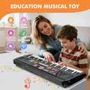 61 Key Upgrade Piano Keyboard for Kids Beginners Electronic Keyboards Pianos with LCD Screen Microphone Musical Instrument Toys for 3 4 5 6 7 8 Year Old Boys Girls Gifts, Large