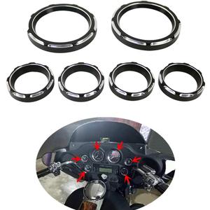 Speedometer Gauge Burst Bezel Kit Instrument Cover Board for Harley touring Road Glide Street Glide 1996-2013