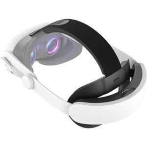 KIWI design K4 Boost Comfort Battery Head Strap Accessories for Meta/Oculus Quest 3/3S, Dual Charge the VR Headset and Battery Strap in 2.5h