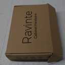 Ravinte 10 Pack Brass 4 Inch Hole Center Champagne Gold Handles Square Cabinet Hardware Stainless Steel Pulls for Kitchen Cupboard Drawers 6-3/8 Inch Overall Length