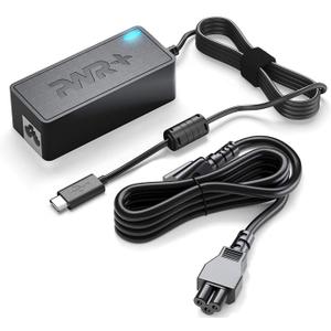 USB-C Power Adapter for Portable Monitor: Lepow InnoView KYY ViewSonic Arzopa QQH Newsoul SideTrak ZSCMALLS ASUS ZenScreen Gaming Computer Display Type-C Charger Extra Long Cord (UL Safety Certified)