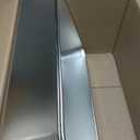 IEUDNS Cat Litter Box Litter Pan Stainless Steel High Sided Anti Splashing Sand Box Sturdy Pet Supplies for Small Cats Kitten Toilet, Height 10cm, Set of 2