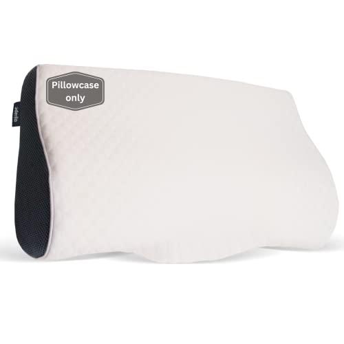Derila Pillowcase | Designed to Keep Your Derila Memory Foam Pillow for snoring Relief Covered and Protected with This Crisp, Clean, White Pillowcase Made from Premium Materials 50x30x10cm