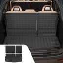 Cargo Liner Compatible with 2018-2025 Ford Expedition Lincoln Navigator 7&8 Seater (Not Fit Max or L) All Weather Back Seat Cover 2024 Expedition Accessories (Trunk Mat+3rd Row Backrest Mats)