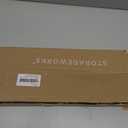 StorageWorks Hat Rack, Closet Organizer and Storage for Baseball Caps,Set of 2 with 10 Adjustable Stainless Steel Clips, Fits All Caps, Natural Wood Color (14"W x 7.5"H)