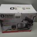 Kitchen in the box Stand Mixer,3.2Qt Mini Electric Food Mixer,6 Speeds Portable Lightweight Kitchen Mixer for Daily Use with Egg Whisk,Dough Hook,Flat Beater (Green)