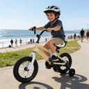 vollsch 12 14 16 Inch Kids Bike for Ages 2-8 Years Old Boys Girls Toddlers BMX Style Bicycle with Training Wheels & Coaster Brake, Multiple Colors