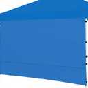 Canopy SunWall, 10x10ft Pop Up Canopy Sidewall for Instant Canopy Tent Gazebos, 1 Pack Sidewall Only Blue