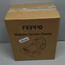 FEPPO Mattress Vacuum Cleaner, 16Kpa Bed Vacuum Cleaner with 253.7nm UV-C Light, 140F Heat, HEPA Filter & Ultrasonic, Versatile Handheld Vacuums for Bed, Sofa, Couch, Crib(Corded, 500W) (White)