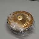 Gold Flower Vases for Centerpieces: Vintage Compote Bowl Vase for Wedding 4 Inch Small Pedestal Vase for Party Gold Centerpieces for Table Metal Urn for Event Home Decor Set of 2