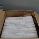 KIMODE Kitchen Anti Fatigue Mats, Farmhouse Abstract Kitchen Rugs Sets of 2, Memory Foam Kitchen Mats for Floor, Waterproof Non Skid Standing Mats for Sink Laundry Office Desk Brown 20"x71"+20"x32" (Light Brown/Multi)