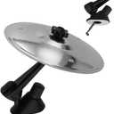 Mini Car Symbol Drum Air Vent, Car Drum Cymbal for Car Vent (Silver)