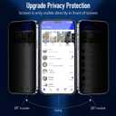 MOCOLL Anti-Spy Screen Protector for iPhone 14 Pro  Privacy Protection, HD Clarity, Scratch Resistant, Easy Installation, Full Coverage