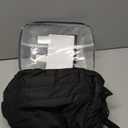 Orzbow Winter Baby Carrier Cover with Detachable Hood, Waterproof & Windproof, Universal for Baby Carriers and Baby Waist Stool, Baby Bunting Bag for Car Seats and Strollers with Storage Bag, Black (Black - Polyester Pongee)