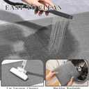 chakme Bath Mat 47x25, Ultra Thin Non Slip, Quick Dry Absorbent, Dark Grey, Large