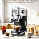 atatix Espresso Machine, 20 Bar Espresso Coffee Machine with Milk Frother